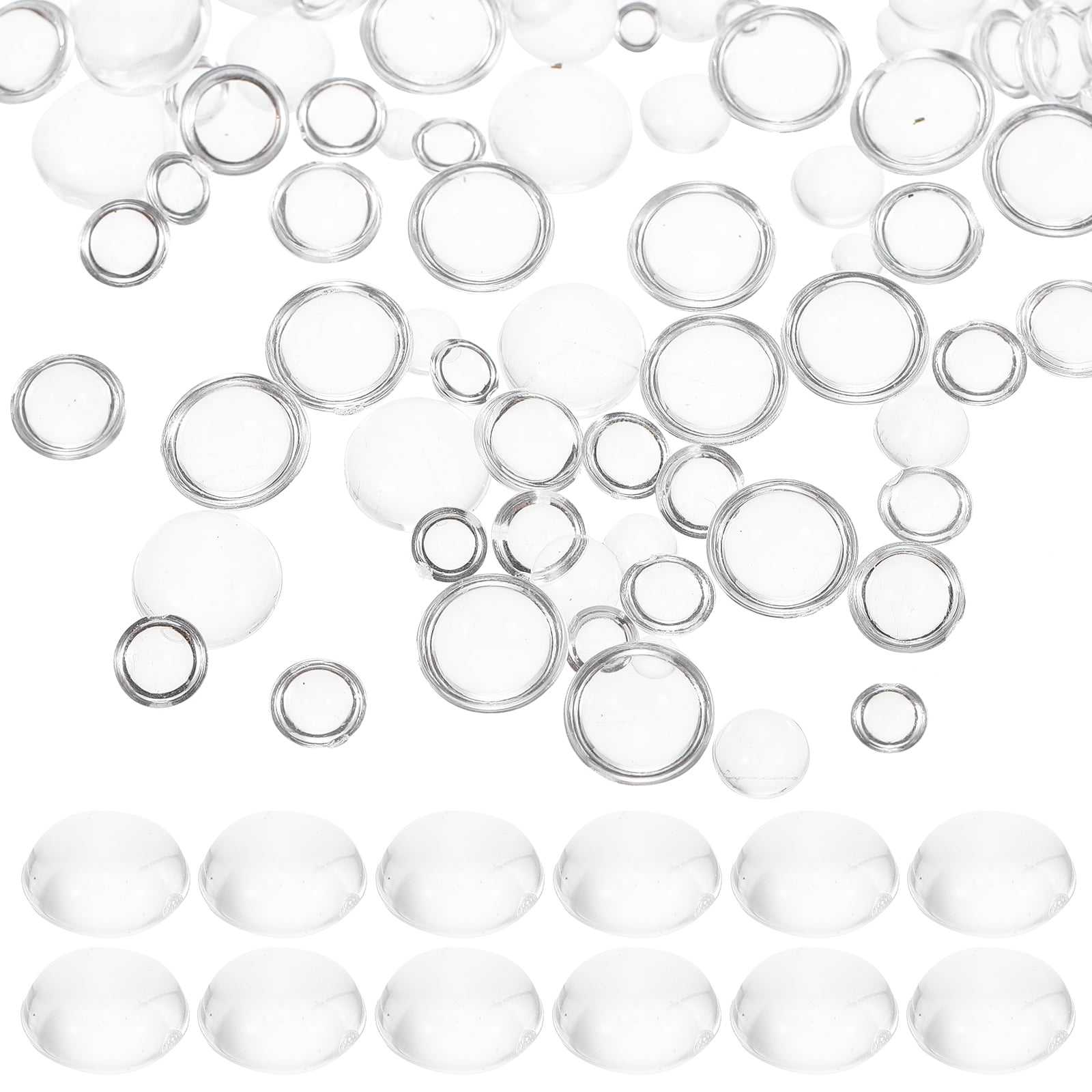 1 Bag of Face Stickers Pearl Stickers Beauty Makeup Pearl Stickers (Mixed Style)