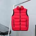 thumbnail image 6 of Lovskoo Women's and Men's Heated Jacket Vest Sleeveless Usb Intelligent Constant Temperature Heated Windproof Plus Size Coat with Winter 5 Heated Zones Coat Quilted Jacket Red, 6 of 8