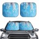 thumbnail image 2 of Fotbe Hanging Orchids Floral Blue Juego de 2 Piezas de Parasoles para Parabrisas | Bloqueador Solar para Auto | Accesorios Plegables para Protección Solar Interior-Medium, 2 of 6