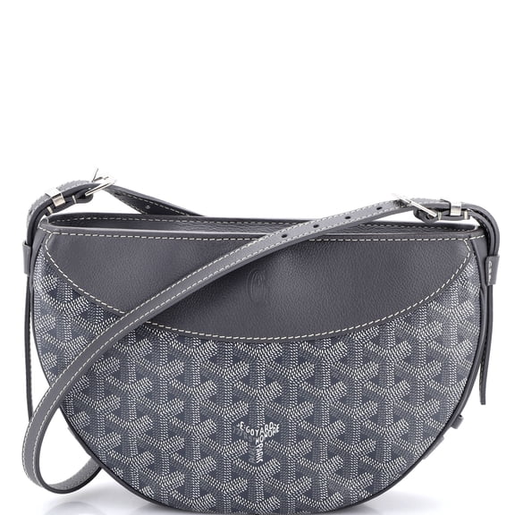Pre-Owned Hirondelle Shoulder Bag Coated Canvas and Leather By Rebag