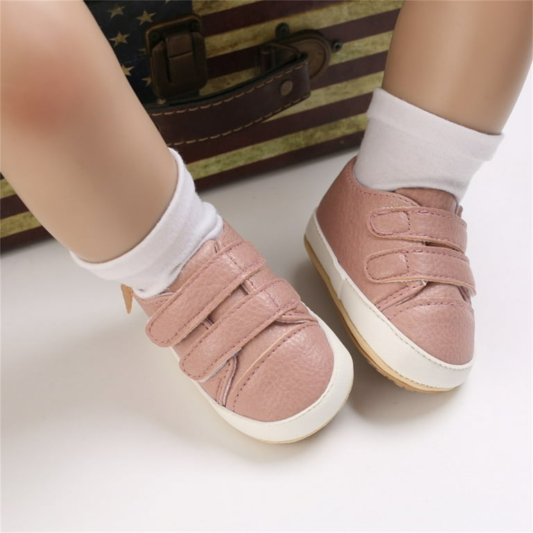 JDEFEG Shoes for Boys Size 3 Shoes Non Slip Walking Girls Toddler First Boys First Solid Kids Baby Baby Shoes Baby Girl Shoes Arch Support Cotton