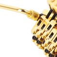 thumbnail image 2 of BIMZUC Sistema de Puente de Trémolo de Doble Balancín para Guitarra Eléctrica Floyd Rose Color Dorado (18.00 cm x 10.00 cm / 7.08 inches x 3.93 inches), 2 of 9
