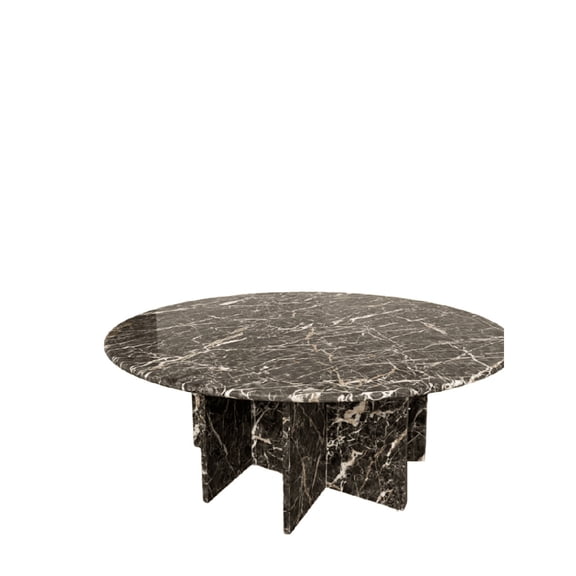 Genuine Marble St Laurent Round Marble Coffee Table