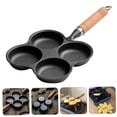 thumbnail image 3 of Raindrops Nonstick Omelet Pan for Home Use, Iron Frying Pan for Breakfast, Fried Eggs Cooker, 1 Piece, 3 of 8