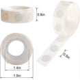 thumbnail image 2 of 1000pcs Glue Point Clear Balloon Glue Removable Adhesive Dots Double Sided Dots of Glue Tape for Balloons Party or Wedding Decoration, 2 of 4