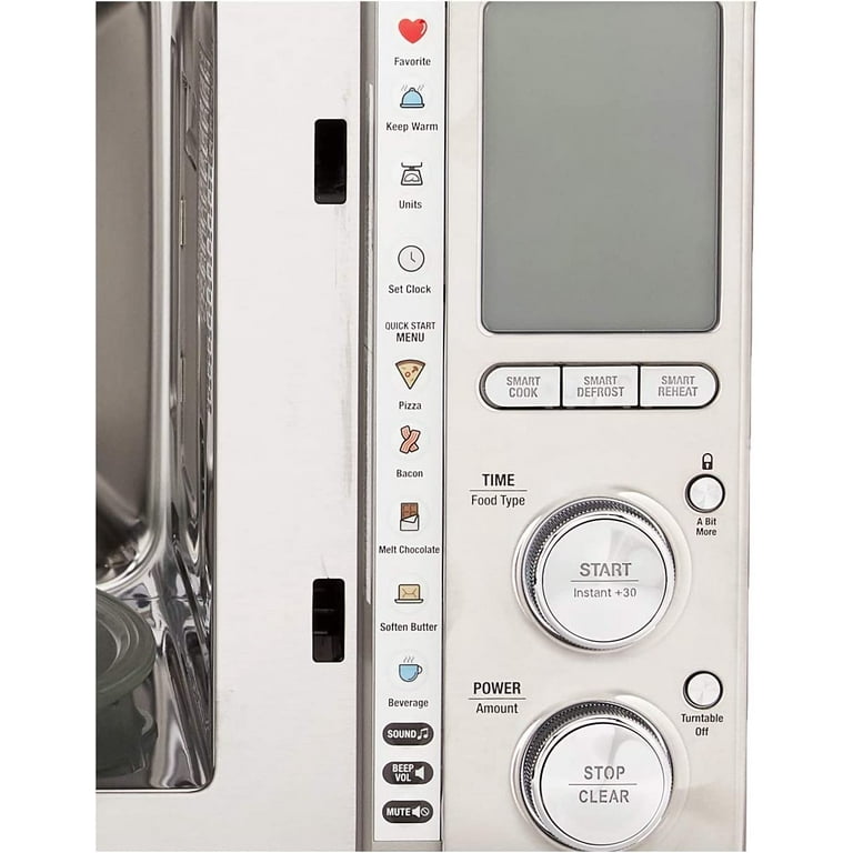 Breville Countertop Smooth Wave Microwave, Brushed, 60 OFF