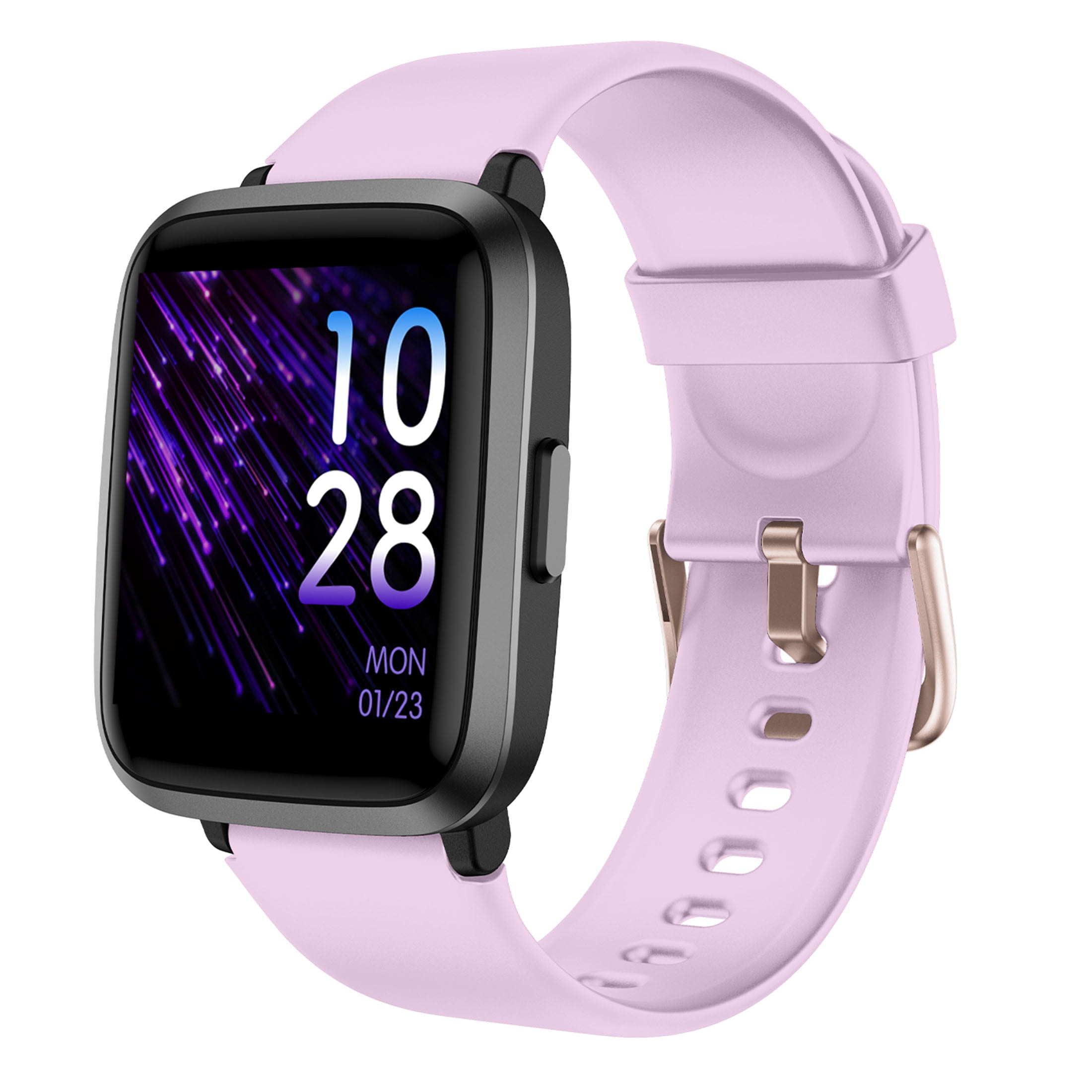 Intim Kære Rang YAMAY SW023 Smart Watch for Men Women Blood Pressure Monitor Blood Oxygen  Meter Heart Rate Monitor, Compatible with iPhone Samsung Android Purple -  Walmart.com