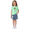 thumbnail image 2 of Shadoumai Tween Girls 2 Piece Outfits Short Sleeve Bow Top and Pleated Skirt Sets Summer Clothes, Size 7-14 Years, 2 of 4