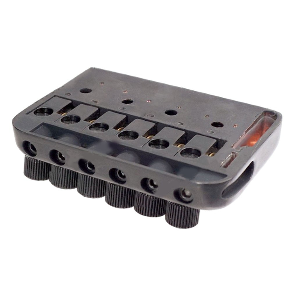 6String Fixed Bridge Saddle Headless Electric Guitar Bridge Tailpiece With Parts