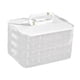 thumbnail image 2 of Organizador de albóndigas, contenedor de almacenamiento de alimentos multiusos para viajes, hogar, refrigerio Blanco 4 capas, 2 of 9