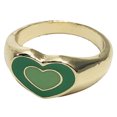 thumbnail image 2 of Bangcool Anneau Ouvert Coeur Réglable Mode Simple Anneau Bohème Anneau Bague pour les Femmes, 2 of 8