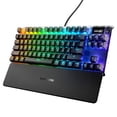 thumbnail image 1 of SteelSeries Apex 7 TKL Compact Mechanical Gaming Keyboard - OLED Smart Display - USB Passthrough and Media Controls - Tactile and Quiet - RGB Backlit (Brown Switch) SteelSeries 64747, 1 of 5