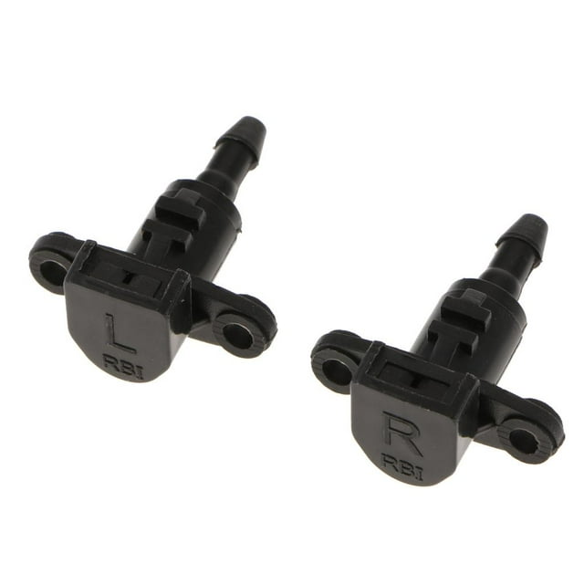 Pair Windshield Window Spray Nozzle Wiper Washer Sprayer For