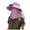 Purple, variant on Lispipm Fishing Hat for Women Outdoor Wide Brim Caps with Face and Neck Cover Wide Brim Breathable Bucket Hats for Garden Work Brown