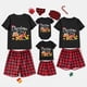 thumbnail image 2 of Pijamas familiares a juego de Navidad en julio, conjuntos de Pijamas cortos negros y rojos para mascotas, 2 of 3