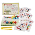 thumbnail image 1 of Montessori Clip Beads Toys Juguete interactivo Educationtoy Reconocer el color de madera para niños en edad preescolar Niños de jardín de infantes Hugo juguetes educativos, 1 of 7