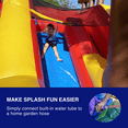 thumbnail image 5 of JumpOrange Pirate Ship Inflatable Jumper with Waterslide - Commercial Grade Water Slide for Kids and Adults, 5 of 11