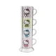 thumbnail image 1 of Juego de tazas Silver Buffalo Sanrio Hello Kitty de 4 piezas con estante, 1 of 9