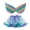 Blue-2, variant on 2-11 Girls Cute Princess Dress up Skirt + Headband Set Colorful Bow Elastic Waist Swing Tutu Carniva𝗅 Par𝗍y Skirt Birthday Outfits For Girls