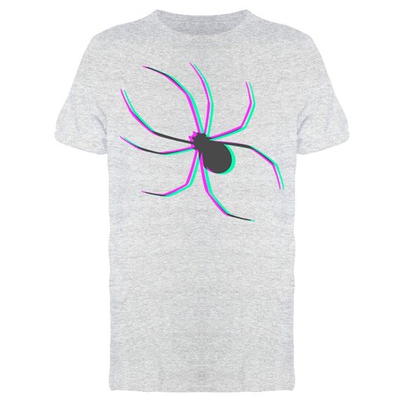 Creative Bright Spider Design Tee Men's -Image by Shutterstock