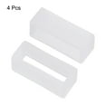 thumbnail image 3 of Uxcell Watch Band Strap Loops Silicone Watch Holder Keeper for 20mm Width Watch Band, Transparent 4 Pack, 3 of 5