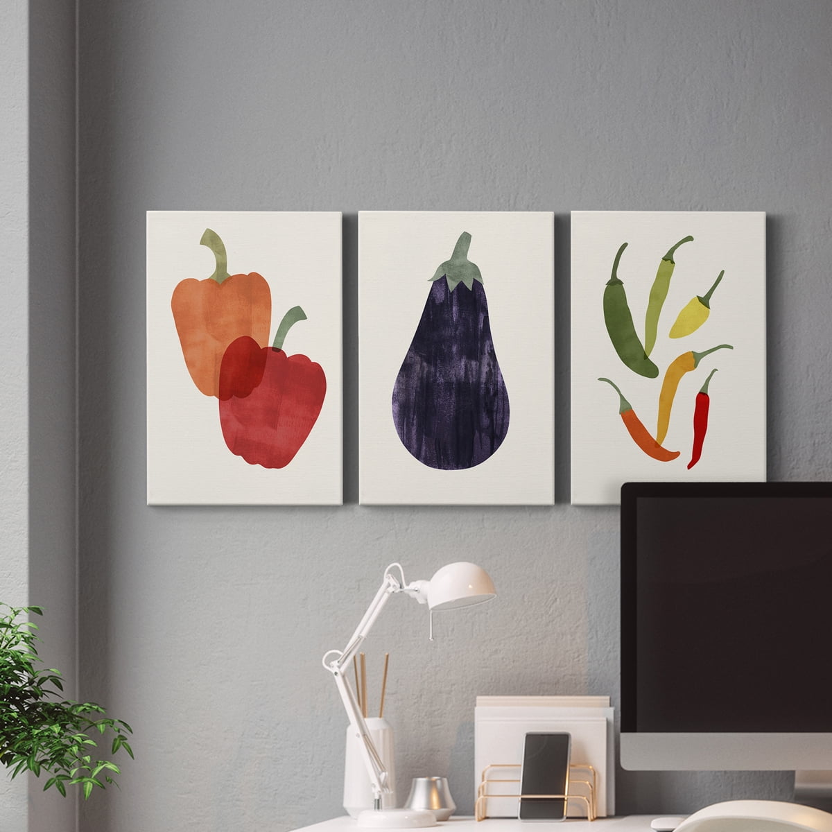 Organic Veg VII Premium Gallery Wrapped Canvas - Ready to Hang - 24 x 36 Each