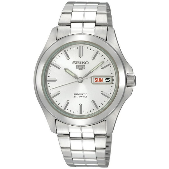 Seiko Men's SNKK87 Two Tone Stainless Steel Analog with White Dial Watch