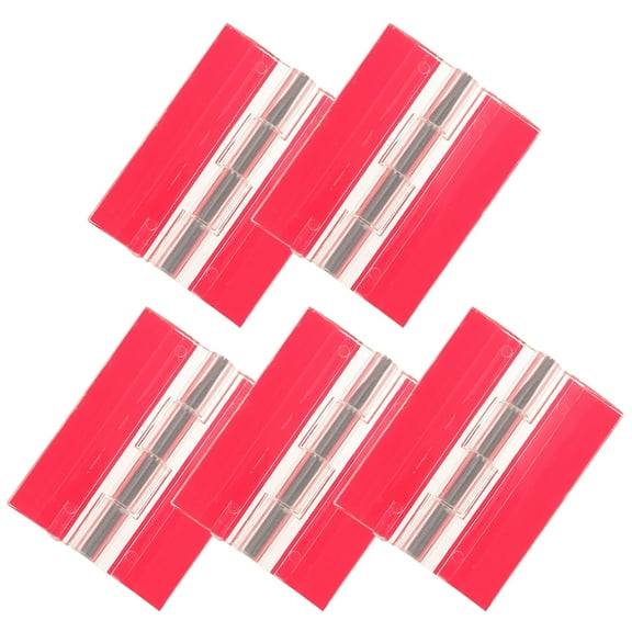 Self-adhesive Hinge 5 Pcs Hinges Small Cabinet Door Piano Mini Folding Replacement Acrylic