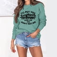 thumbnail image 2 of Sweat-shirt à Manches Longues Décontracté et Confortable à Col Rond, 2 of 4
