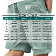 thumbnail image 3 of DPTALR George Corduroy Shorts Men with Pockets Mens Drawstring Elastic Waist for Spring Summer Beach Casual Shorts #Army Green Big and Tall Men XL, 3 of 5
