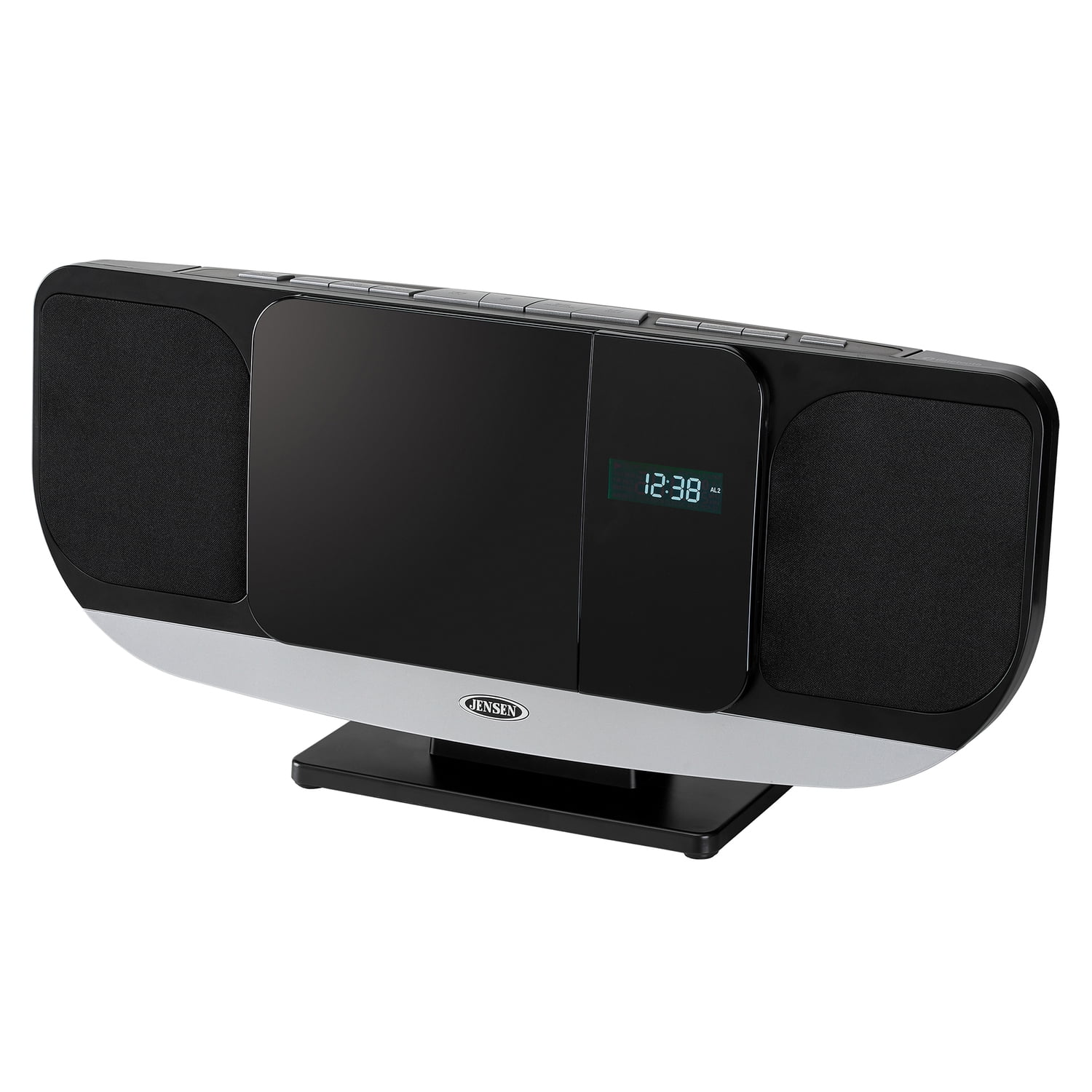 JENSEN Bluetooth Wall-Mountable Music System with CD Player and FM Radio, JBS-215