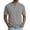 Gray, variant on Mens Henley T-Shirts Textured Panels Big and Tall T-Shirts Everyday Wear Breathable T-Shirts