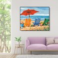 thumbnail image 2 of Cuadros Decorativos Kit de pintura por números, lienzo de vacaciones en la playa DIY, cuadro de arte al óleo para decoración del hogar Ehuebsd Nuevos Originales, 2 of 8