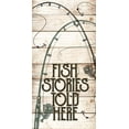 thumbnail image 2 of Allen, Kimberly 14x24 Black Ornate Wood Framed with Double Matting Museum Art Print Titled - Fishing Panel 1, 2 of 4