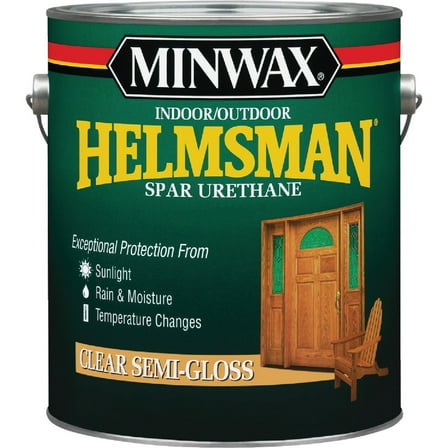 1 gal Minwax 13210 Clear Helmsman Indoor/Outdoor Spar Urethane, Semi-Gloss
