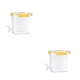 thumbnail image 3 of Inteprter Agua fría Bebida Nevera Jarra Dispensador de bebidas 4.5L Hervidor de gran capacidad a prueba de fugas para barra de cocina Amarillo Amarillo 3.5L 2Conjunto, 3 of 6