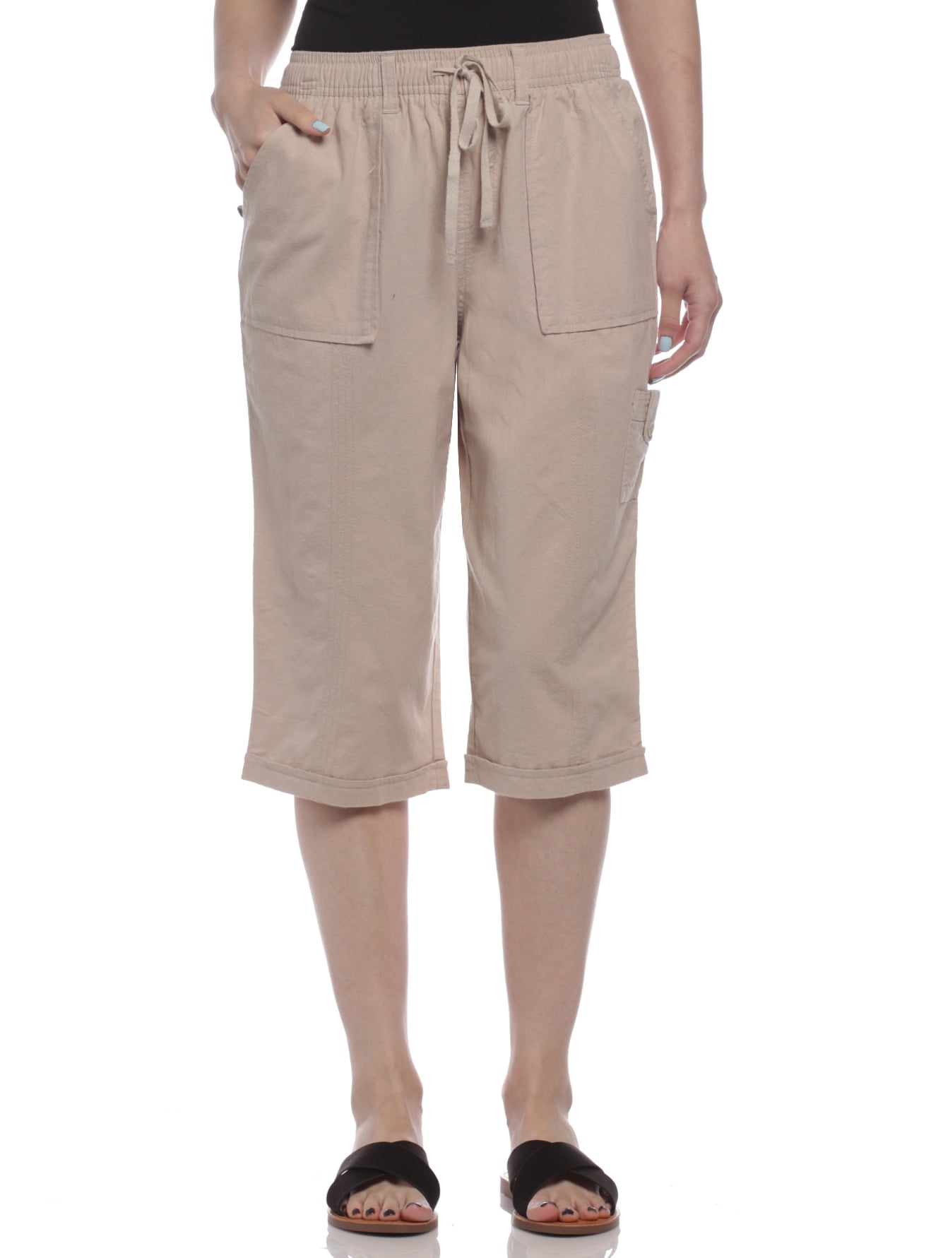 Erika Janae Cotton Capri Pants 