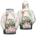 thumbnail image 3 of Easter Egg Pitbull Bunny Ear Welcome Spring Truck All Over Print 3D Hoodie Unisex Merch Hoodies Terrier Dog Lover - 12002, 3 of 6