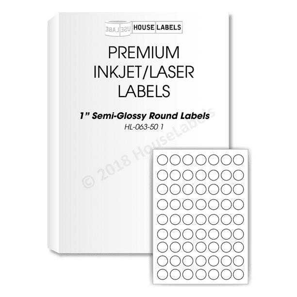 glossy labels for laser printer