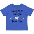 thumbnail image 3 of Inktastic Nonna and Nonno Love Me- Heart Grandchild Boys or Girls Toddler T-Shirt, 3 of 5