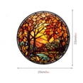thumbnail image 4 of Fiudx Decoración de Hojas de Otoño, Colgante de Ventana Acrílico Colorido, Exquisito Diseño de Hojas de Arce, Fácil de Colgar con Cadena y Gancho, Ideal para Acción de Gracias y Celebraciones Festiva, 4 of 6