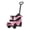 Baby Pink, variant on Best Ride On Cars Kids Stroller Mercedes G-Wagon 3 in 1 Push Car, White