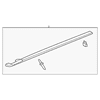 Genuine OE GM Rocker Molding - 15845020