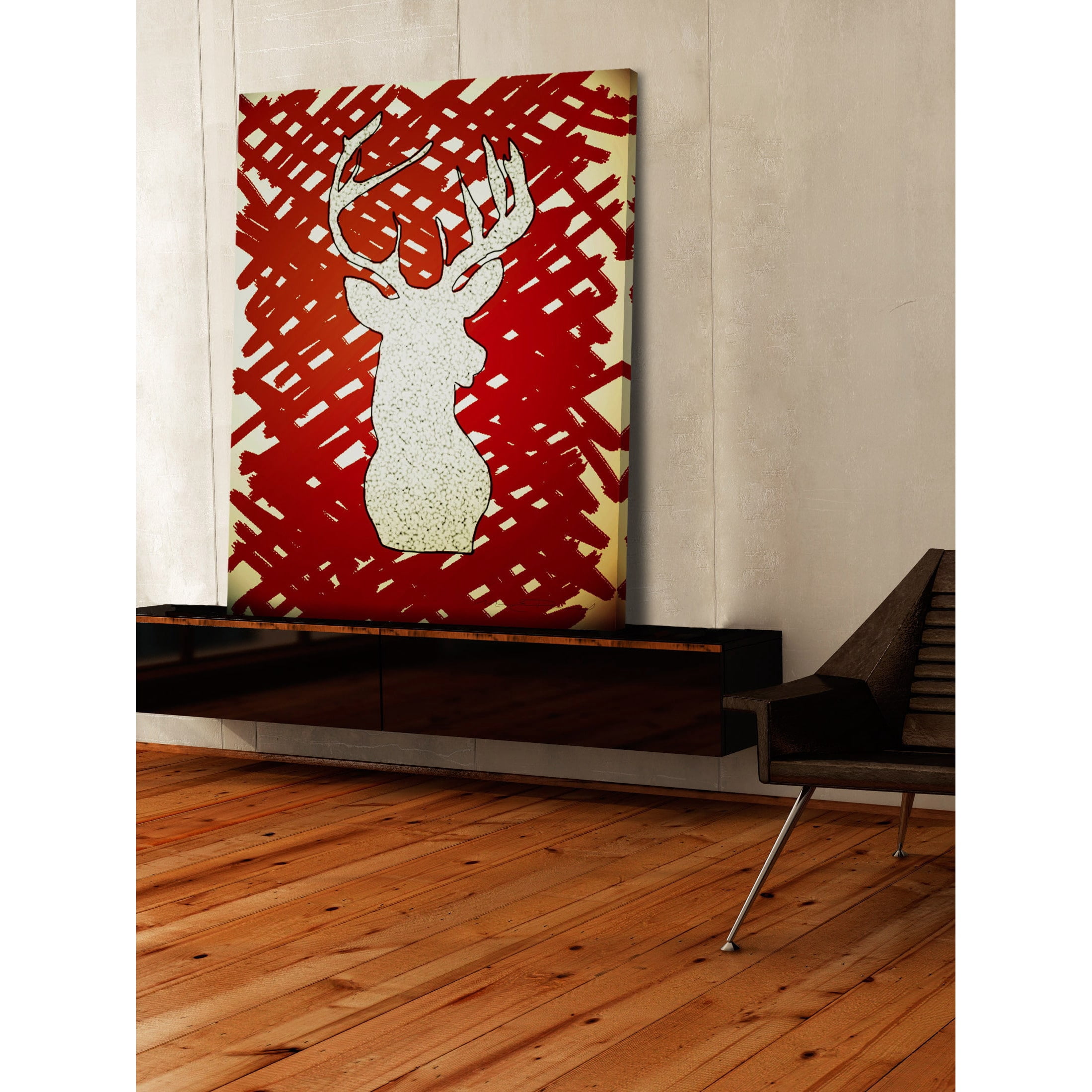 Marmont Hill "Chevreuil" by Marie-Eve Pharand Painting Print on Wrapped Canvas