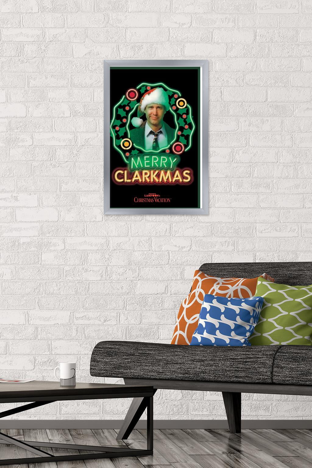 National Lampoon's Christmas Vacation - Clark Wall Poster, 14.725" x 22.375", Framed