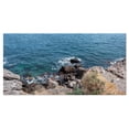 thumbnail image 2 of Blue Waters at Crimean Peninsula Beach - Impression sur Toile Seashore, 2 of 3