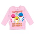 thumbnail image 2 of Pinkfong Baby Shark Toddler Girls T-Shirt and Leggings Outfit Set Toddler, 2 of 5