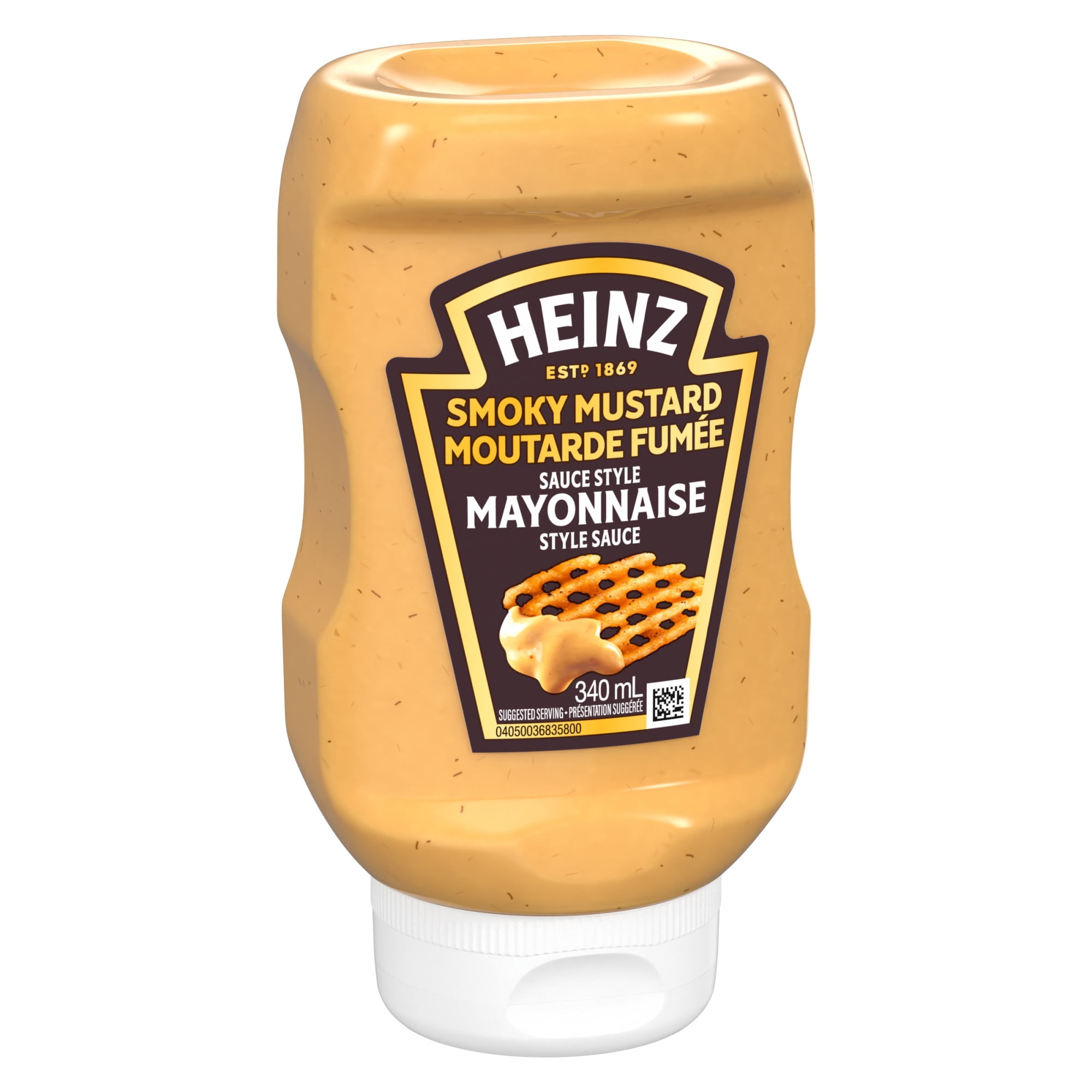 Heinz Smoky Mustard Mayonnaise Style Sauce, 340 mL Bottle