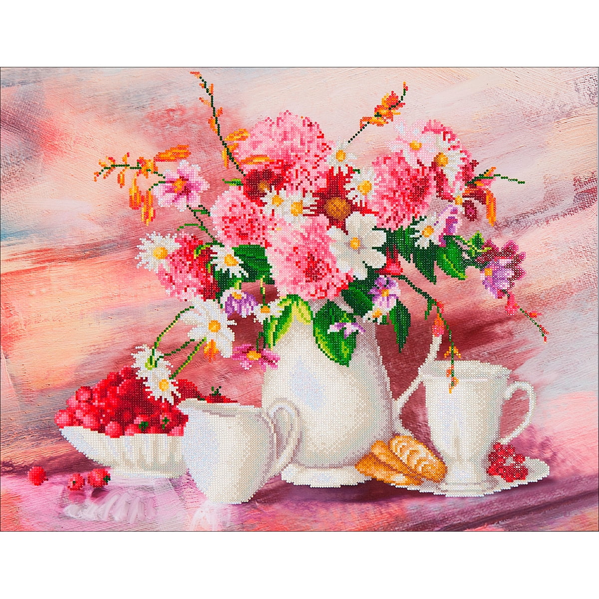 Diamond Dotz Diamond Embroidery Facet Art Kit 31.5"X25"Romantic Tea