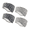 2 Black & 2 Gray, variant on Ear Warmers Headband, Fleece Earmuffs Running Headband Winter Ear Covers Moisture Wicking Ski Sport Headband 4 Pcs for Men
